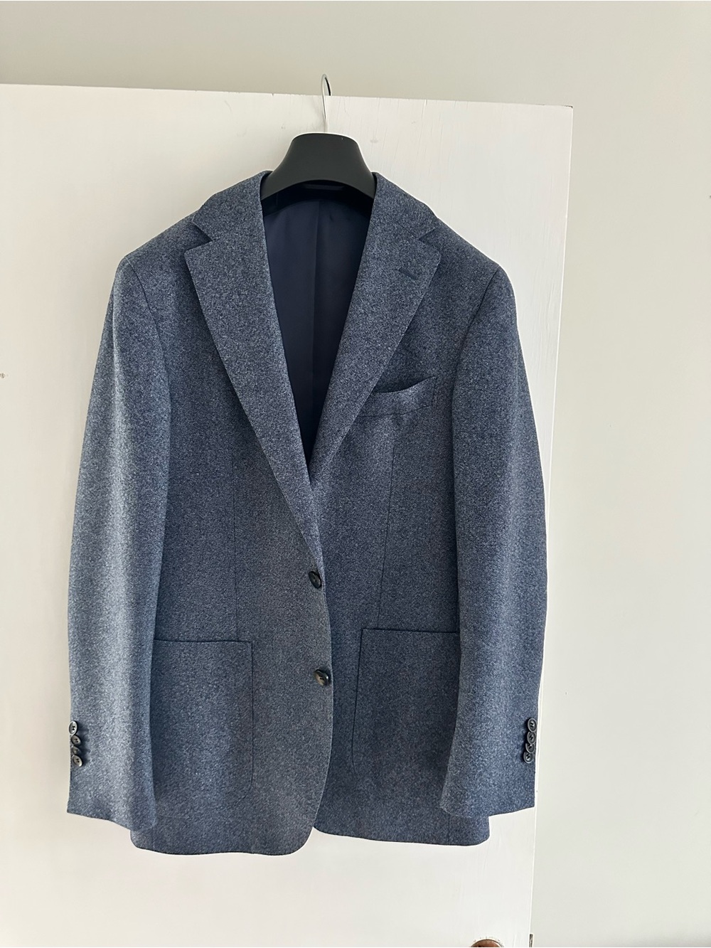Suitsupply Havana Blue Wool Sport Coat and Waistcoat